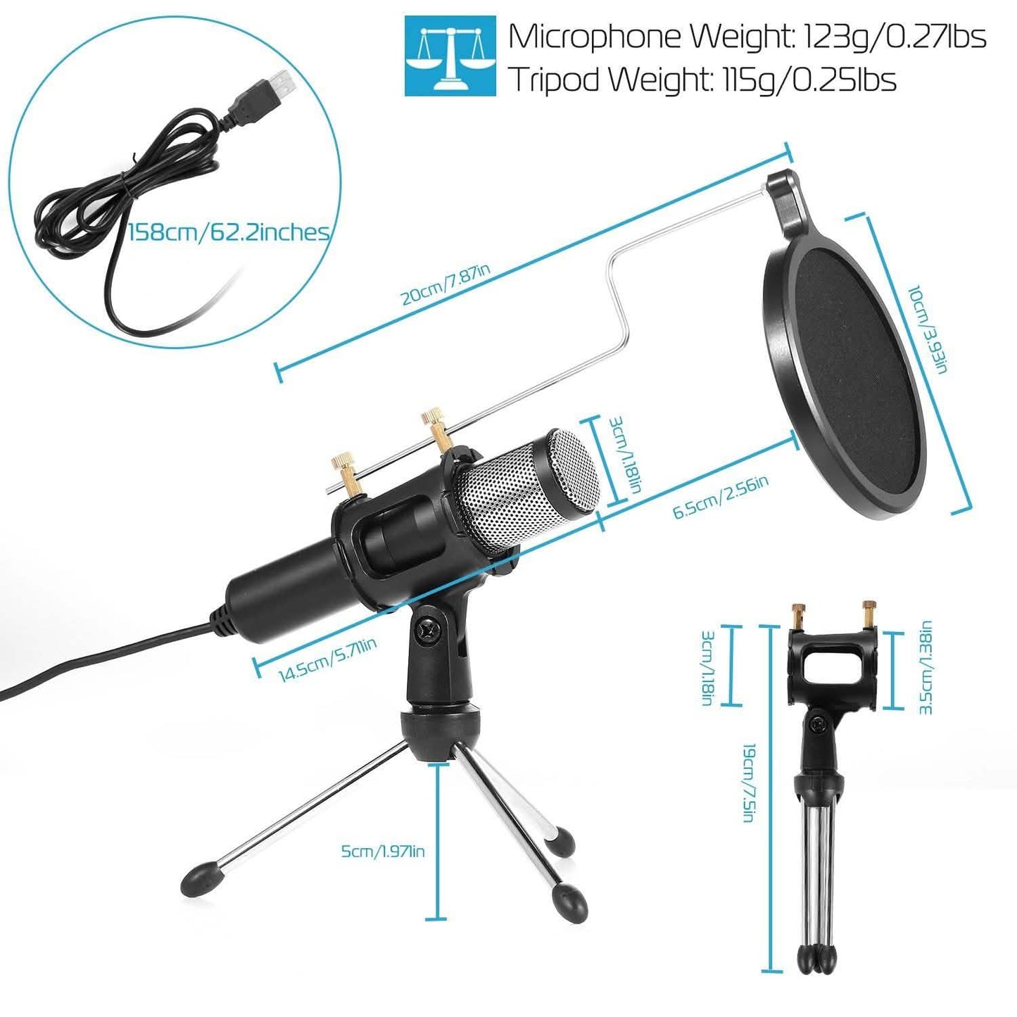 Professional Condenser Studio Recording Microphone DailySale