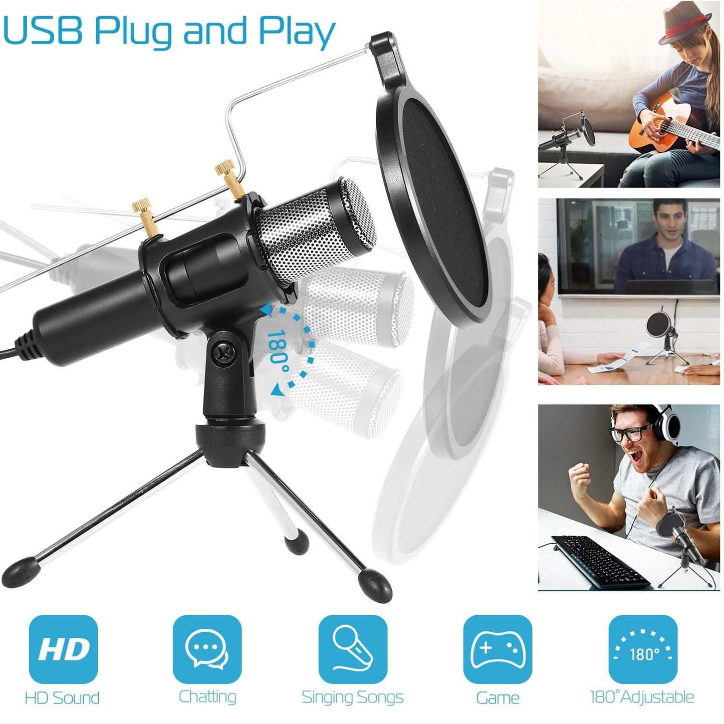 Professional Condenser Studio Recording Microphone DailySale