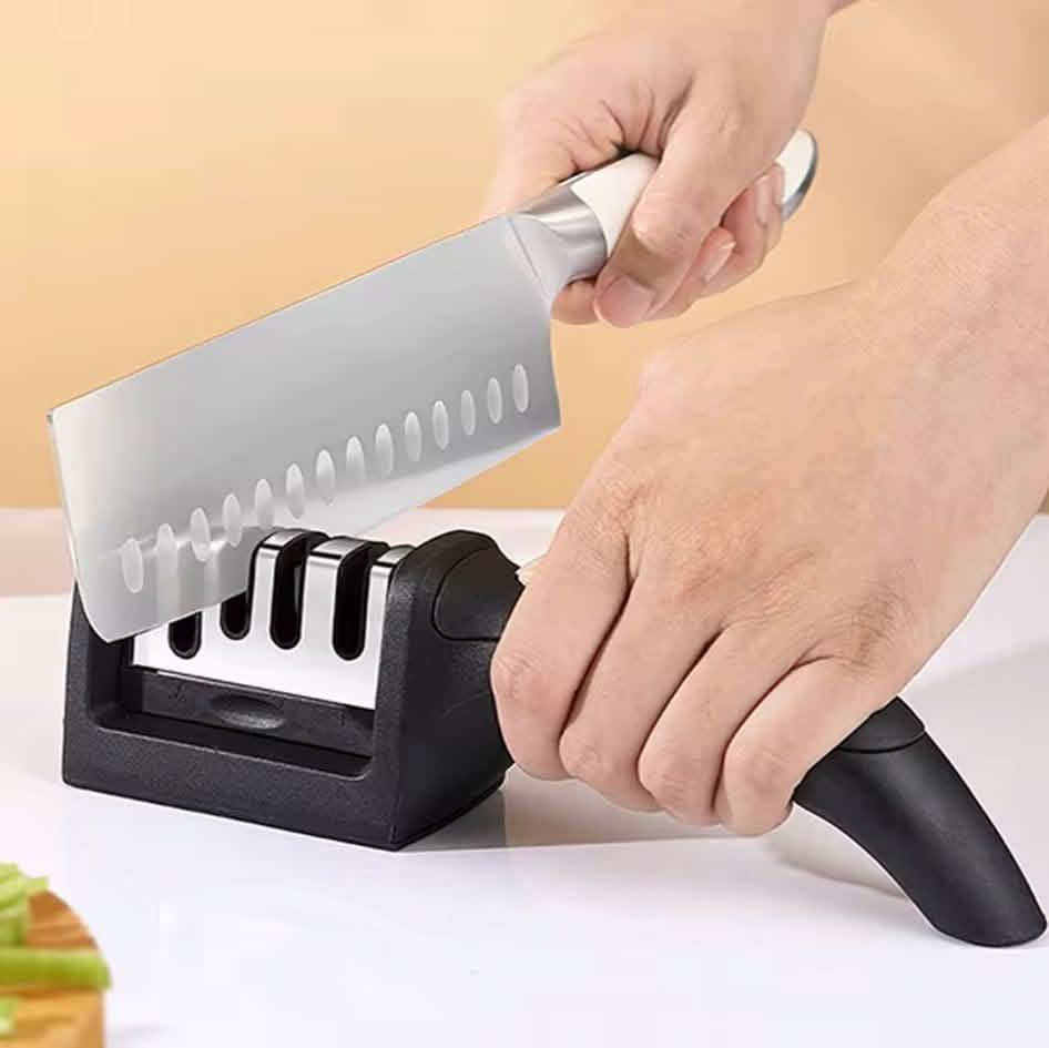 Professional Knife Sharpener 4 Stages Stone Tungsten Diamond Ceramic Tool DailySale