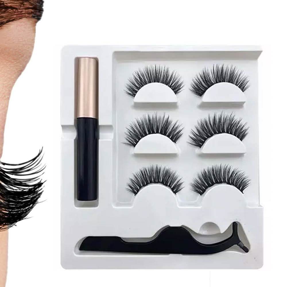 Professional Long Lasting Magnetic Eyeliner And Eyelash Kit DailySale