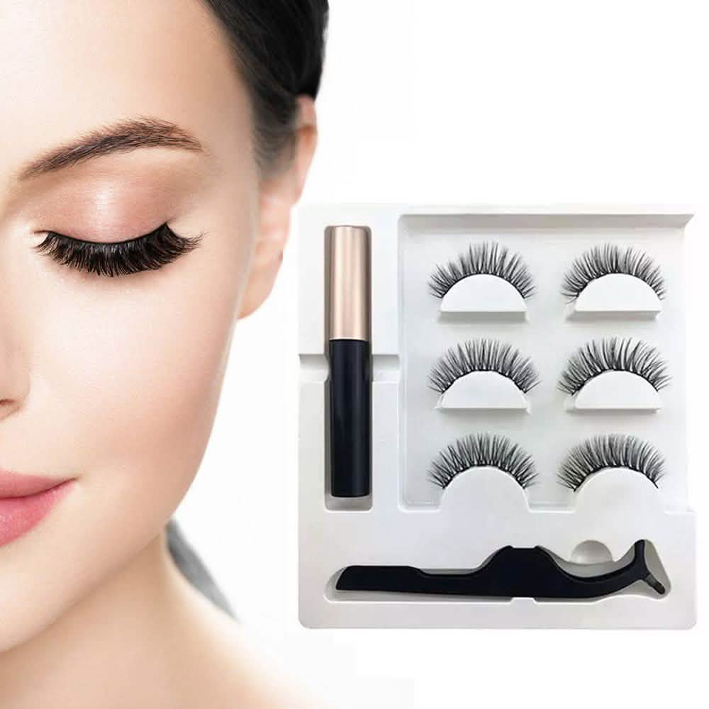 Professional Long Lasting Magnetic Eyeliner And Eyelash Kit DailySale