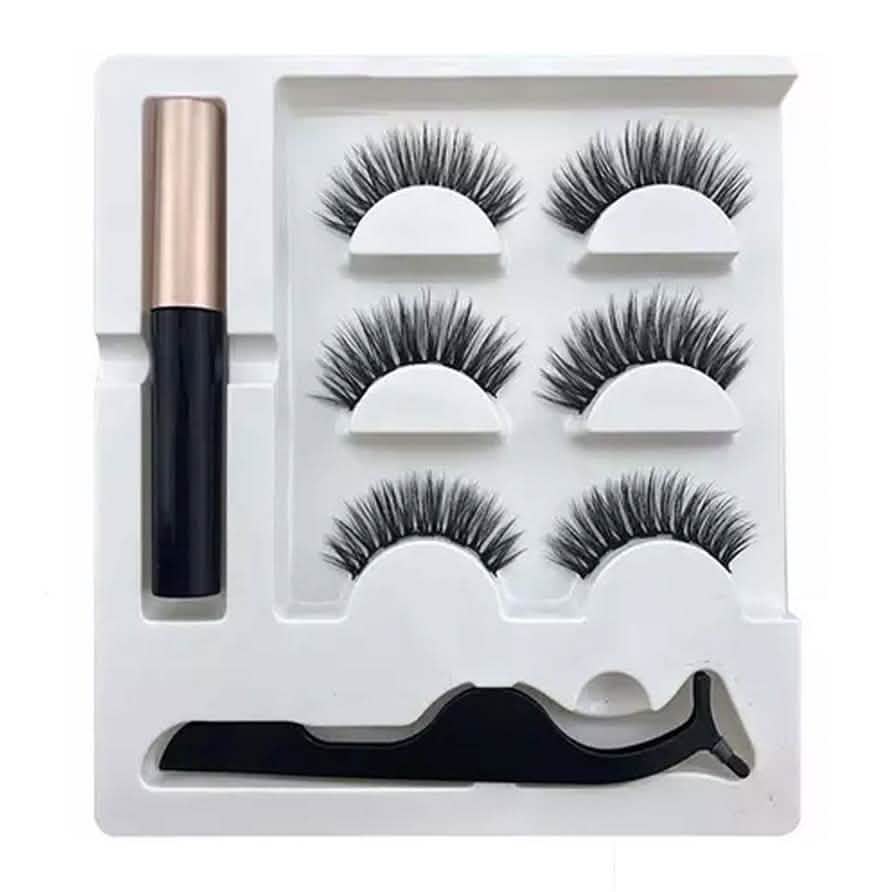 Professional Long Lasting Magnetic Eyeliner And Eyelash Kit DailySale