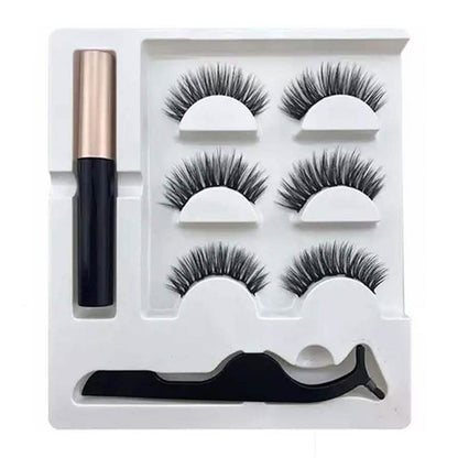 Professional Long Lasting Magnetic Eyeliner And Eyelash Kit DailySale