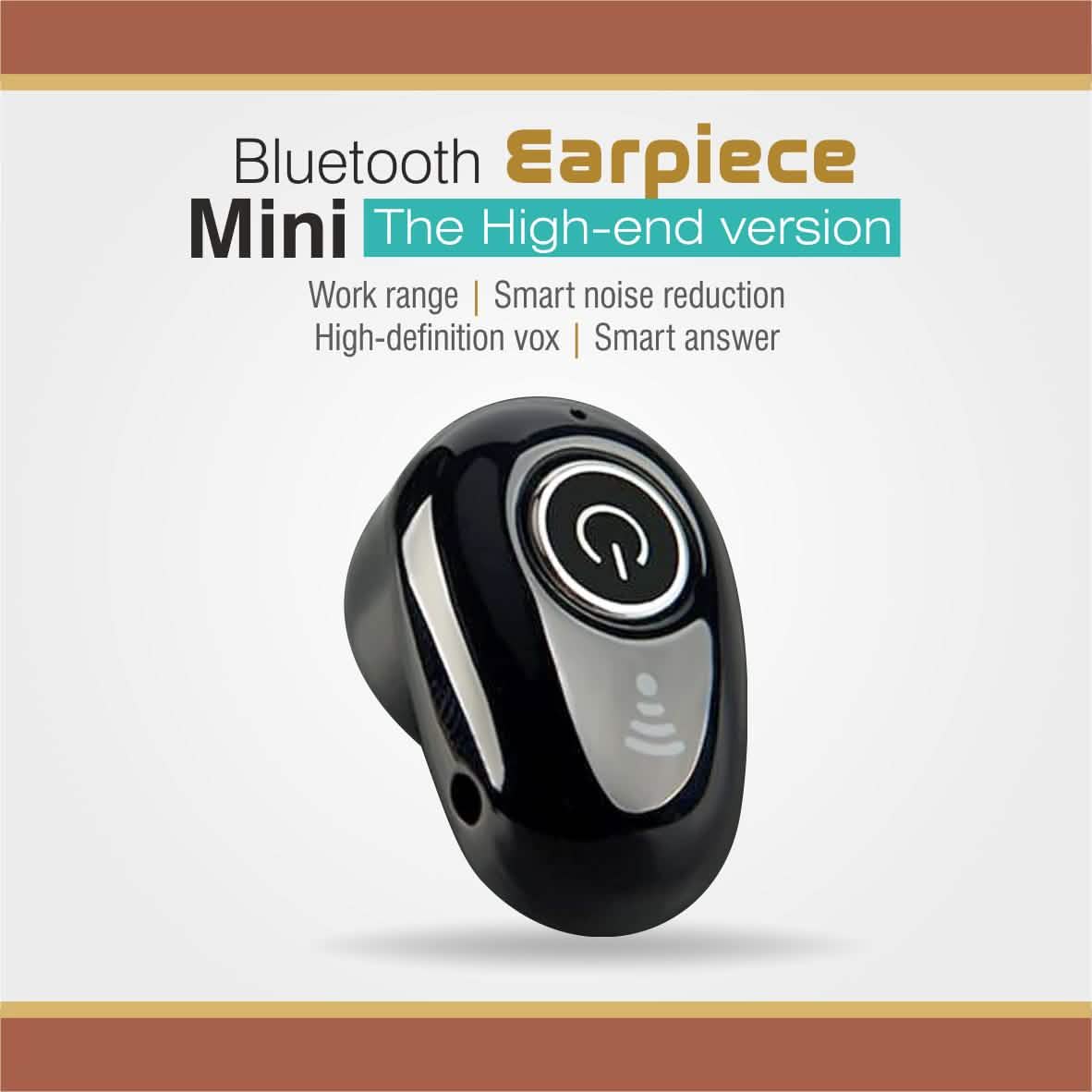 Professional Mini Invisible Wireless Bluetooth 10.0 Stereo In-Ear Earbud DailySale