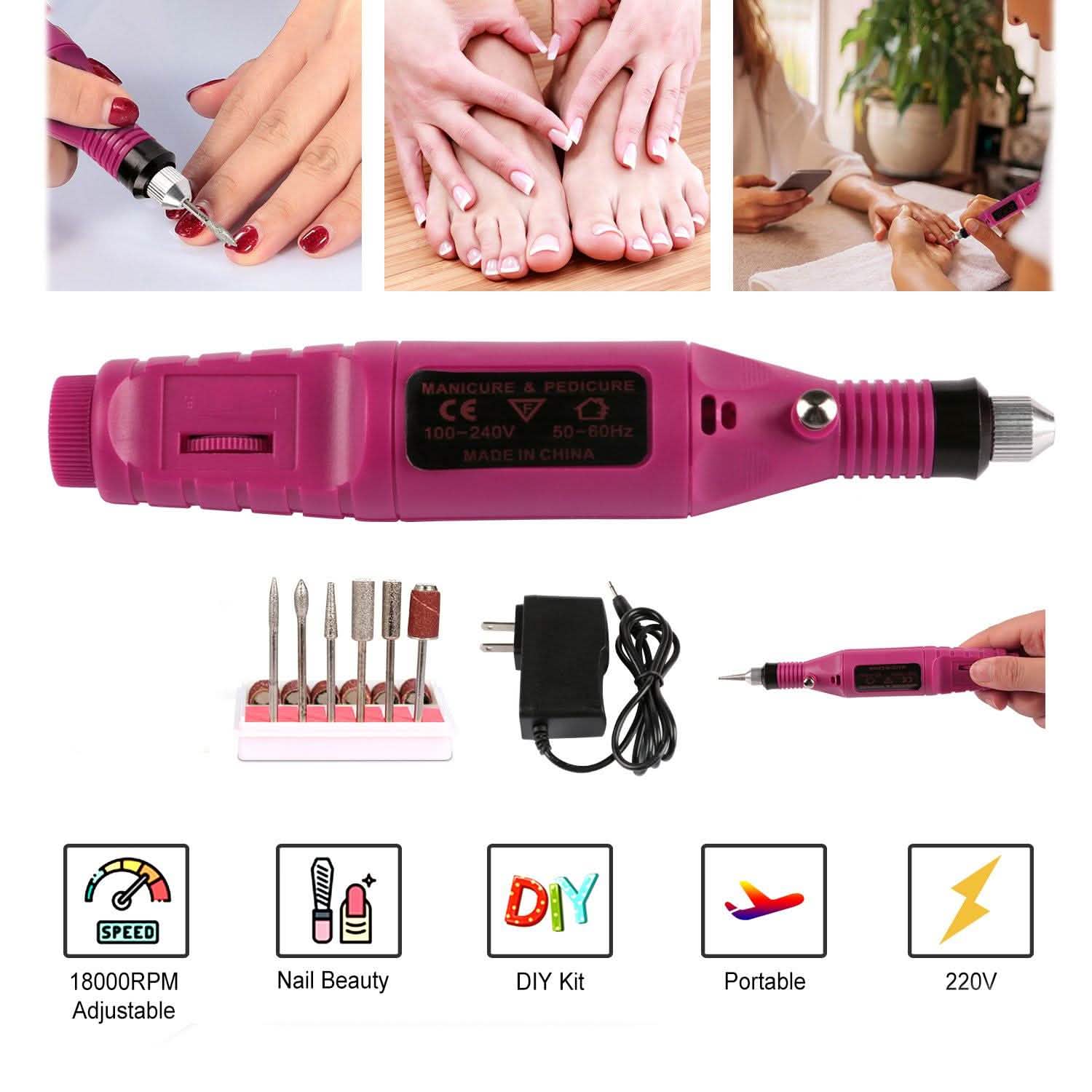 Professional Nail Art Drill Kit DailySale
