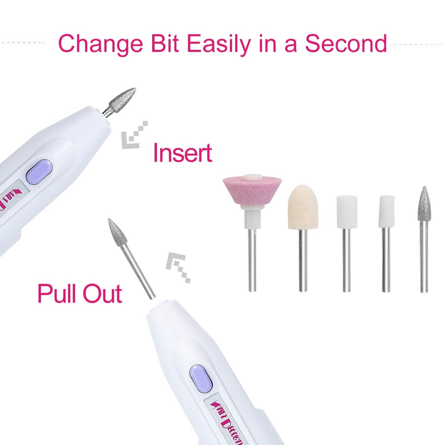 Professional Nail Drill File Manicure Pedicure Set DailySale