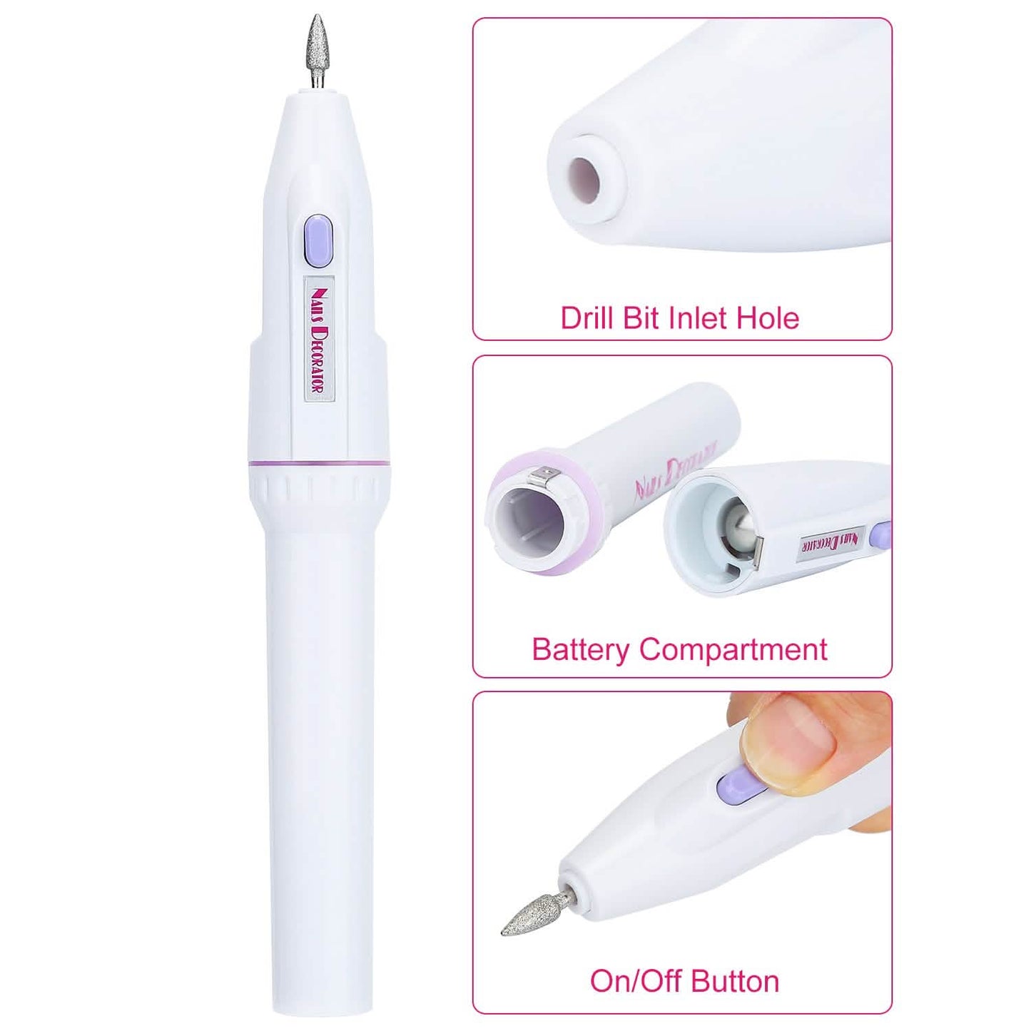 Professional Nail Drill File Manicure Pedicure Set DailySale