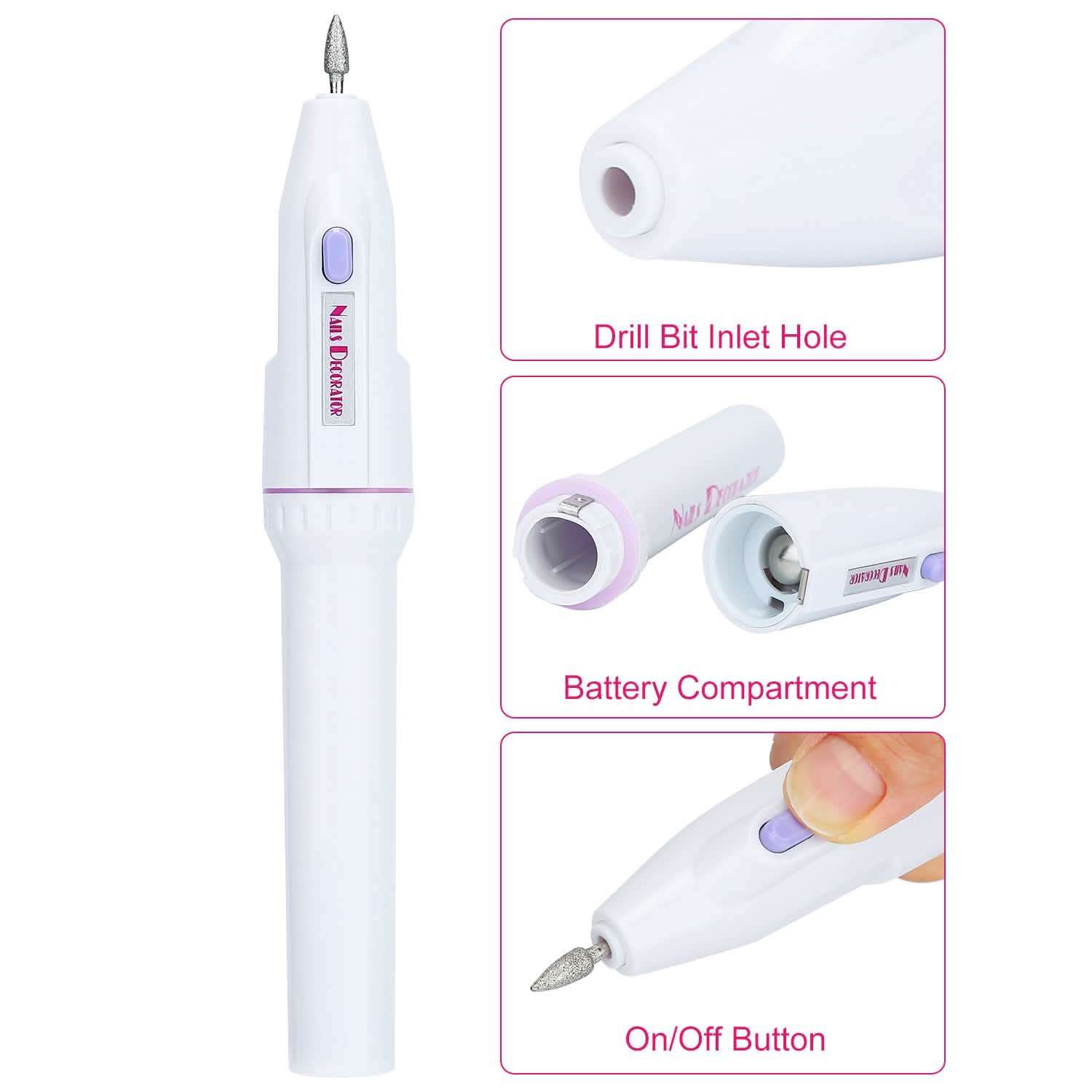 Professional Nail Drill File Manicure Pedicure Set DailySale
