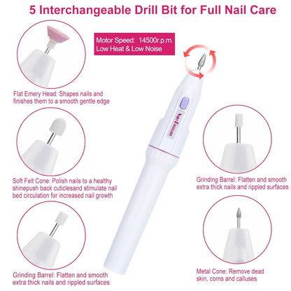 Professional Nail Drill File Manicure Pedicure Set DailySale