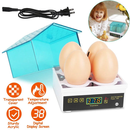 Professional Poultry Hatcher with Digital Display Automatic Temperature Humidity DailySale