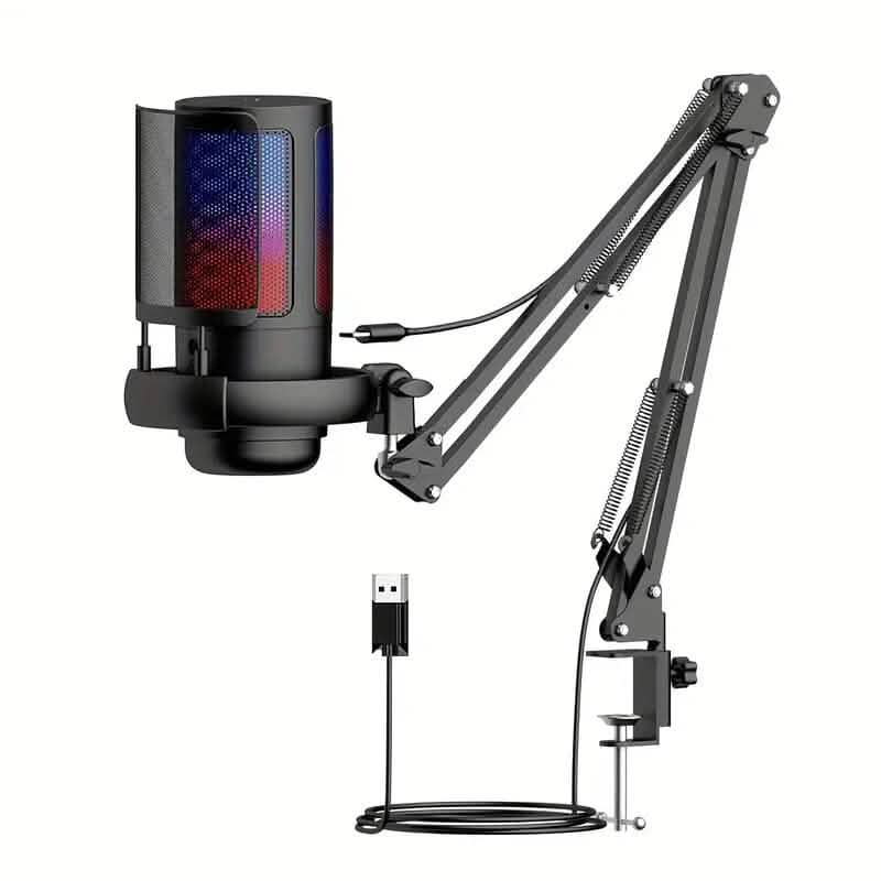 Professional Recording Microphone with Adjustable Cantilever Stand DailySale