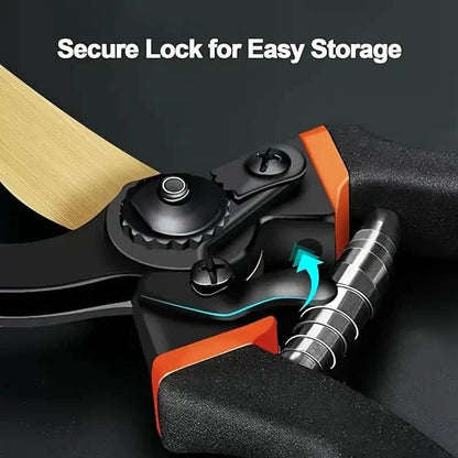 Professional Titanium Bypass Pruning Shears DailySale