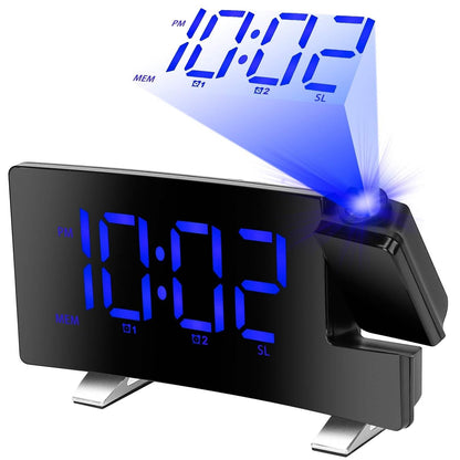 Projection Alarm Clock with Radio DailySale