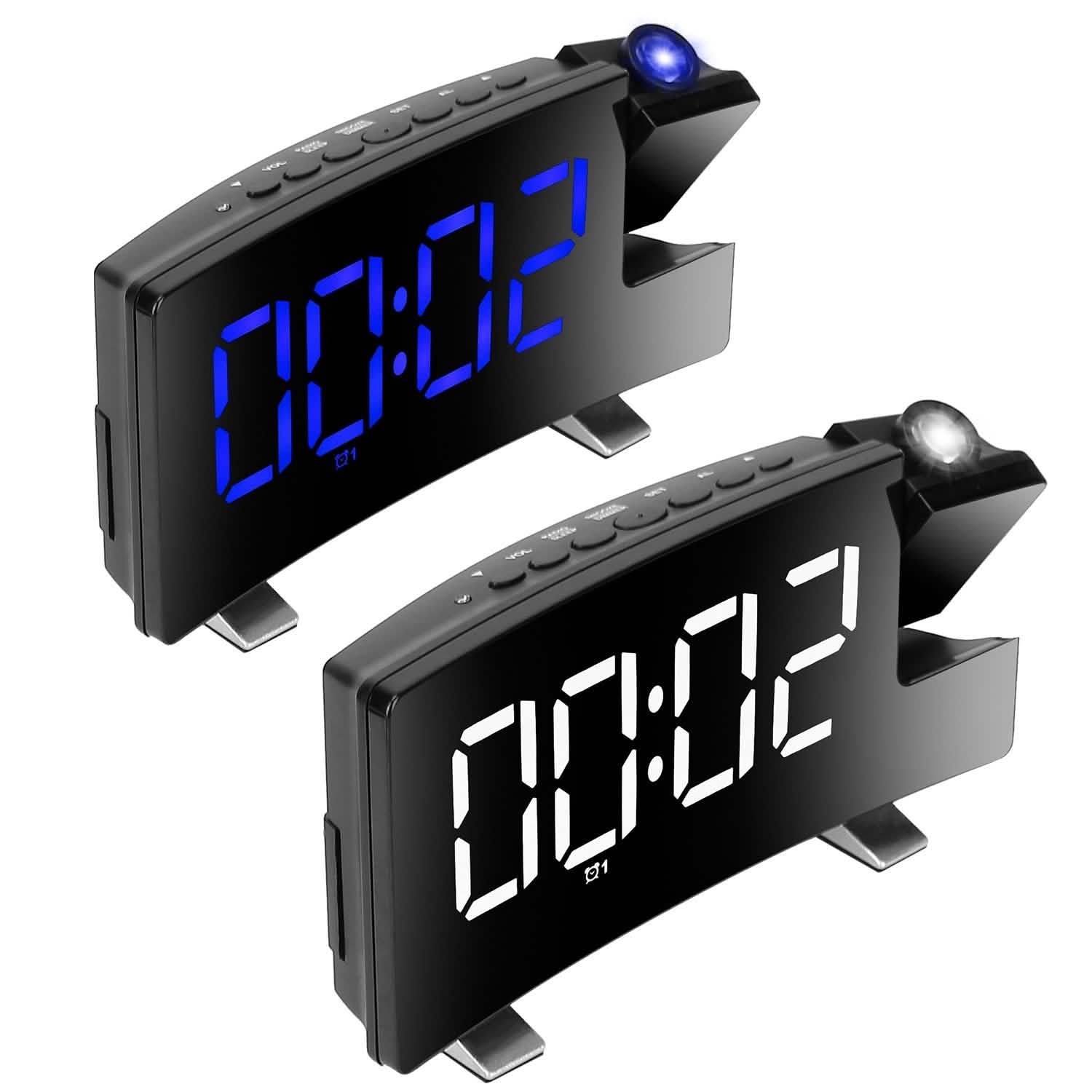 Projection Alarm Clock with Radio DailySale