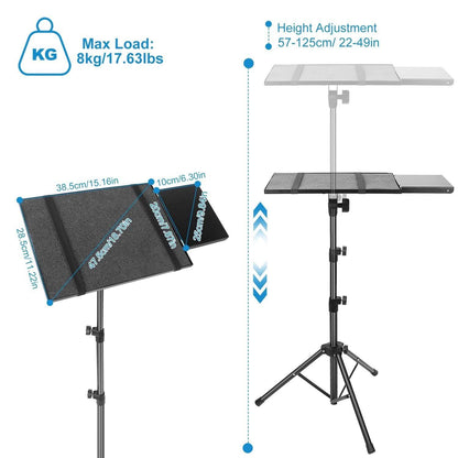 Projector Tripod Stand Folding with Height Tilt Adjustment DailySale