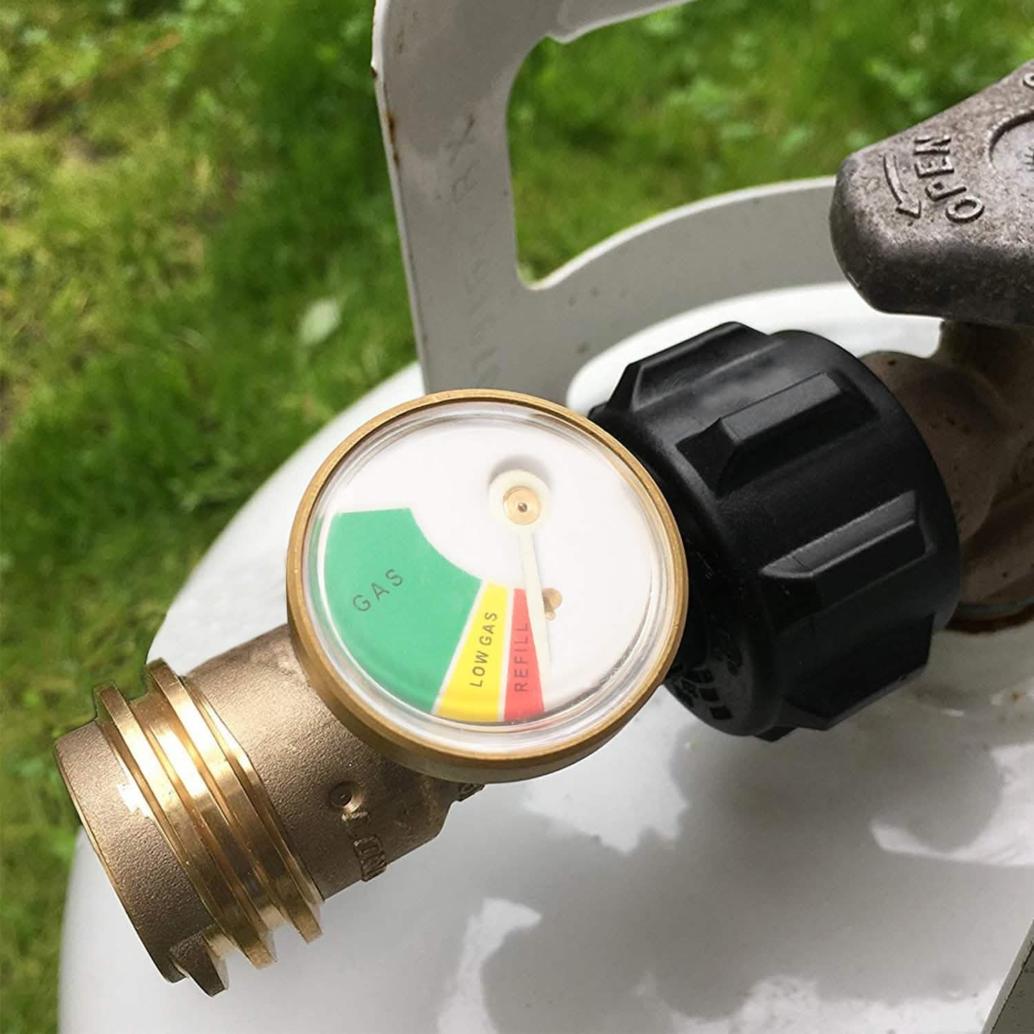 Propane Tank Refill Adapter Gas Level Indicator Meter DailySale