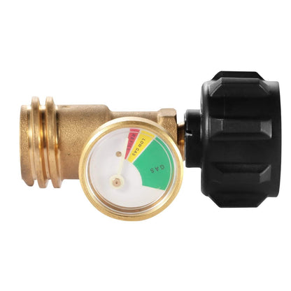 Propane Tank Refill Adapter Gas Level Indicator Meter DailySale