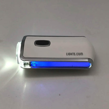 Prospect Park Compact Super Bright LED Bike Light with Blue Side Warning Lights DailySale