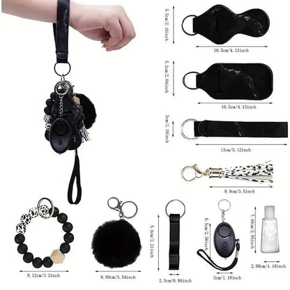 9-Piece: Protection Safety Keychain Set DailySale