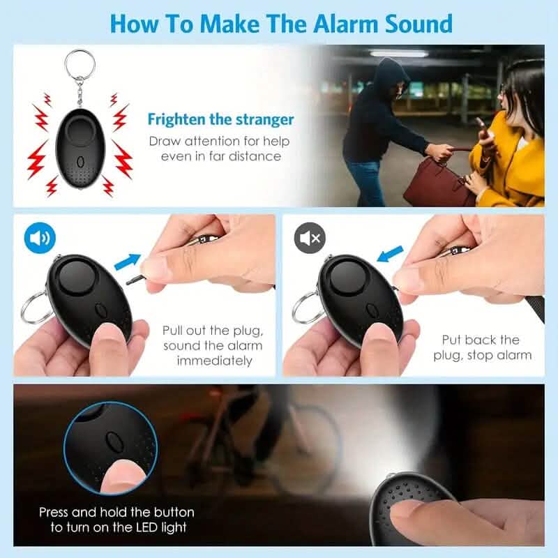 9-Piece: Protection Safety Keychain Set DailySale