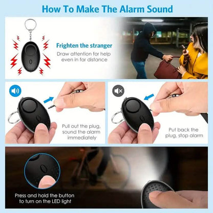 9-Piece: Protection Safety Keychain Set DailySale