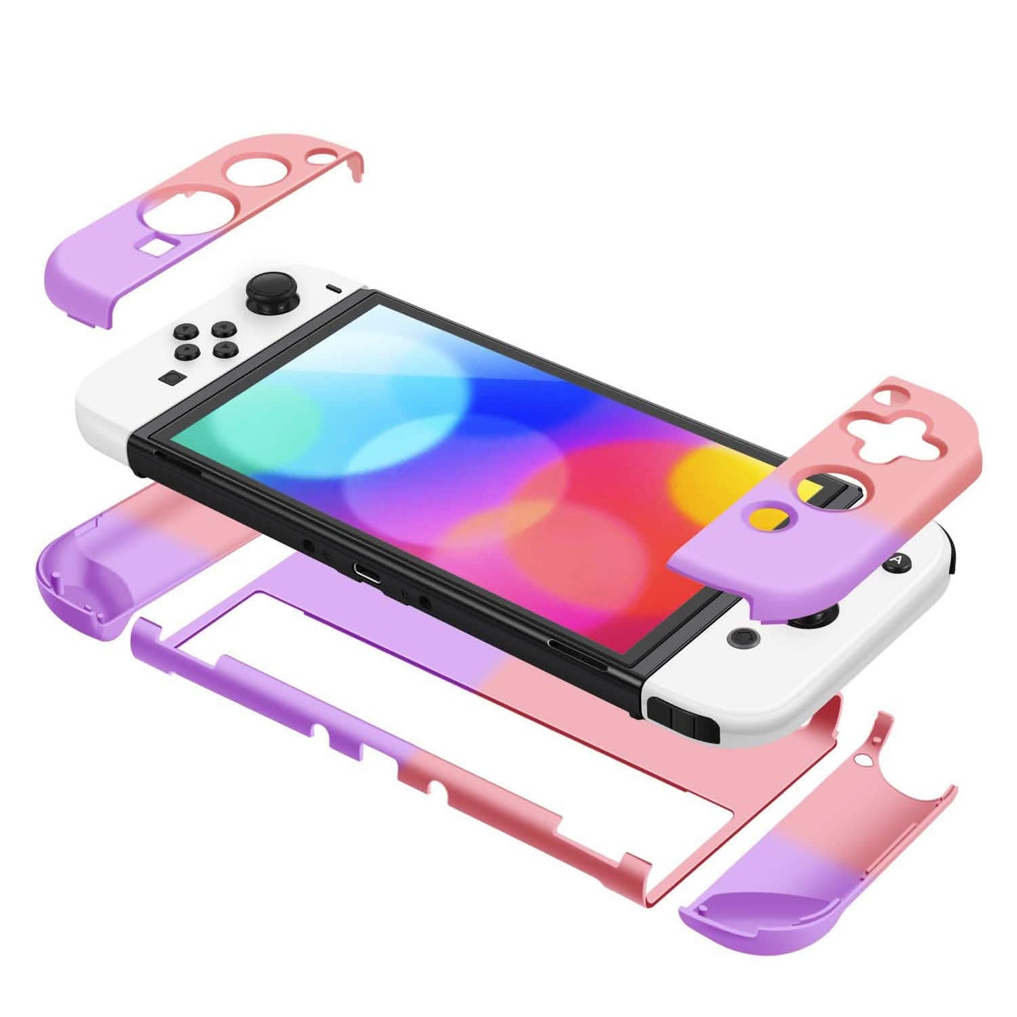 Protective Shell Cover Hard Dockable Case Fit for Nintendo Switch OLED DailySale