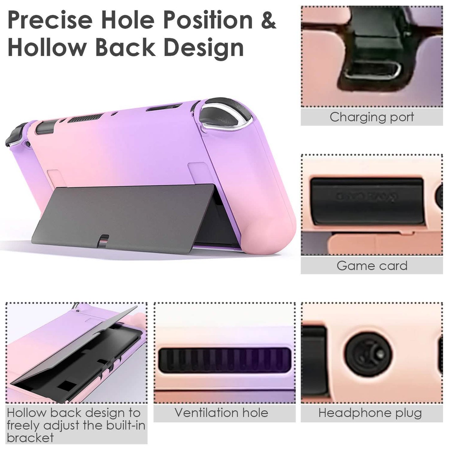 Protective Shell Cover Hard Dockable Case Fit for Nintendo Switch OLED DailySale