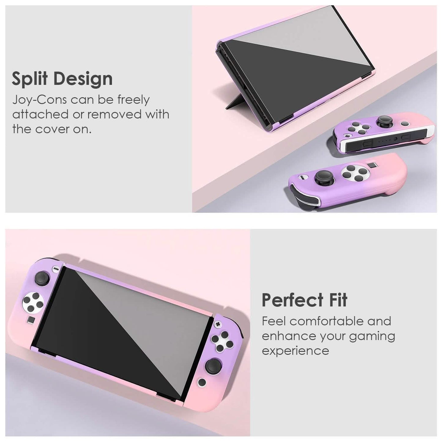 Protective Shell Cover Hard Dockable Case Fit for Nintendo Switch OLED DailySale