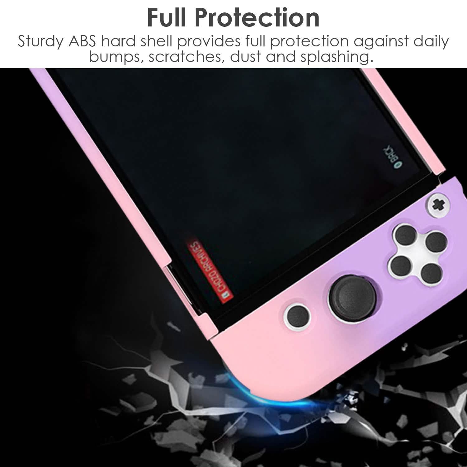 Protective Shell Cover Hard Dockable Case Fit for Nintendo Switch OLED DailySale