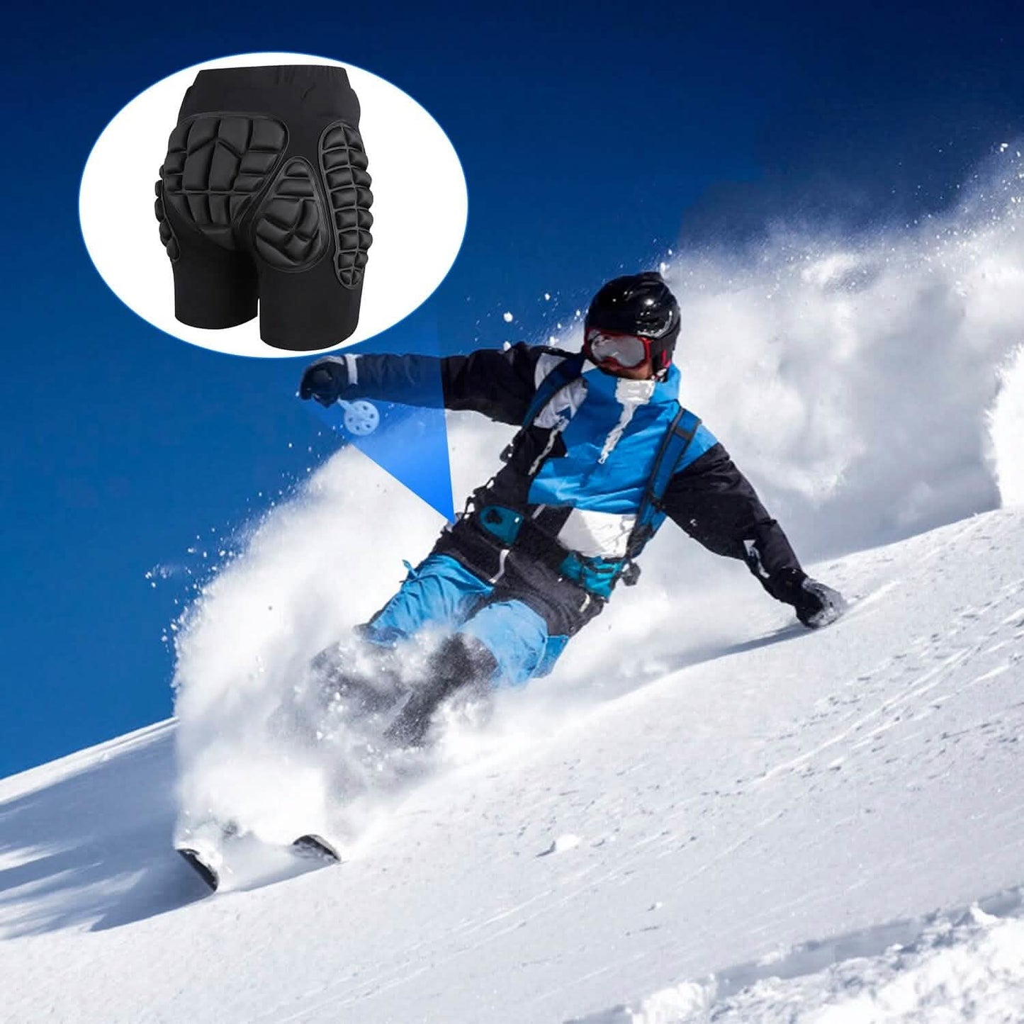 Protective Shorts for Skiing Snowboarding Skating Skateboarding DailySale