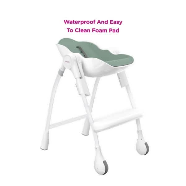 Oribel Cocoon High Chair. 3 Recline Option + Height Adjustable, Removable Tray (Refurbished) DailySale