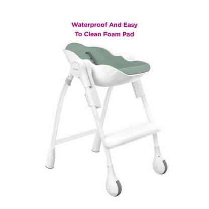 Oribel Cocoon High Chair. 3 Recline Option + Height Adjustable, Removable Tray (Refurbished) DailySale