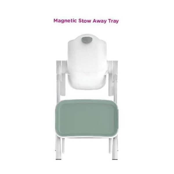 Oribel Cocoon High Chair. 3 Recline Option + Height Adjustable, Removable Tray (Refurbished) DailySale