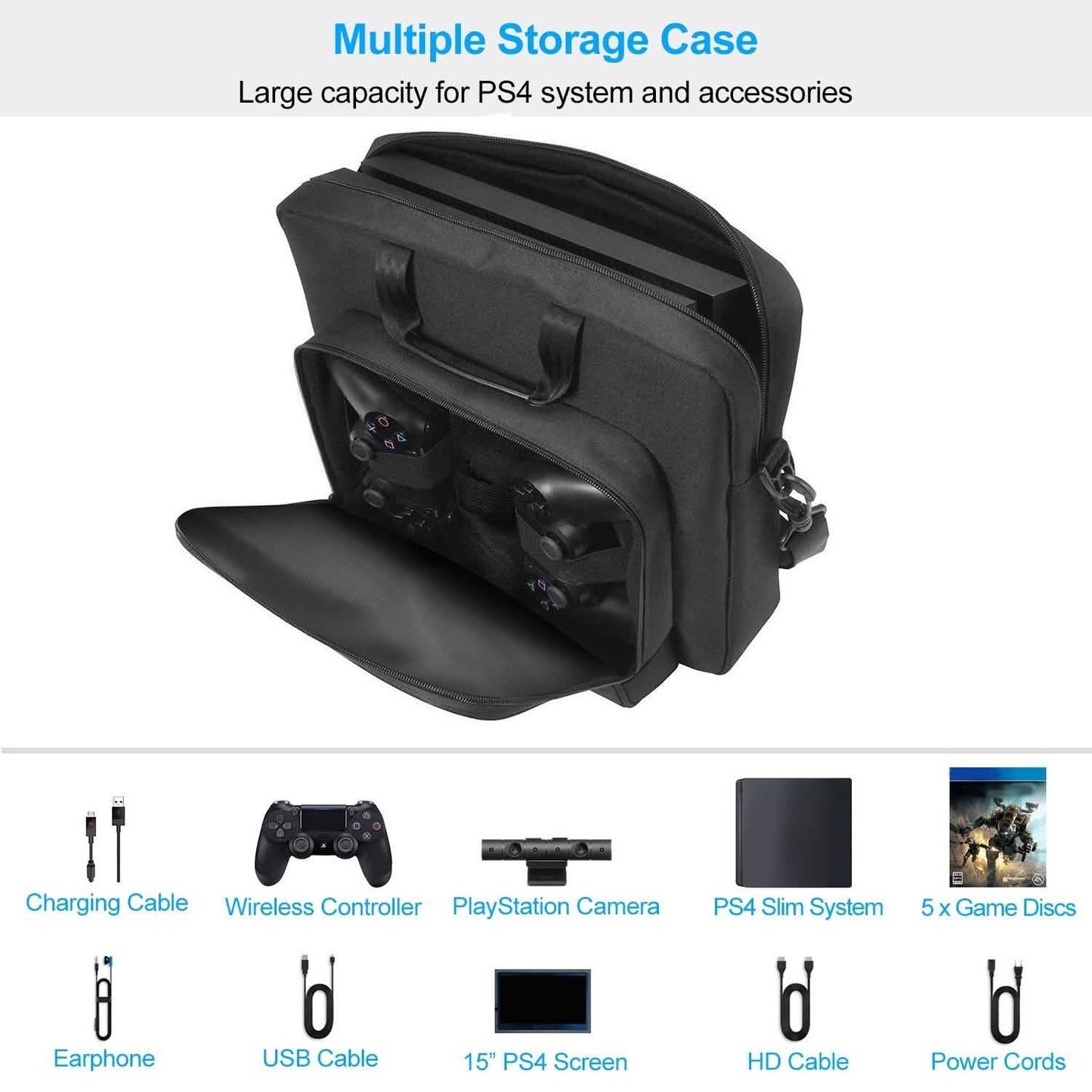 PS4 Console Accessories Handbag with Shoulder Strap DailySale