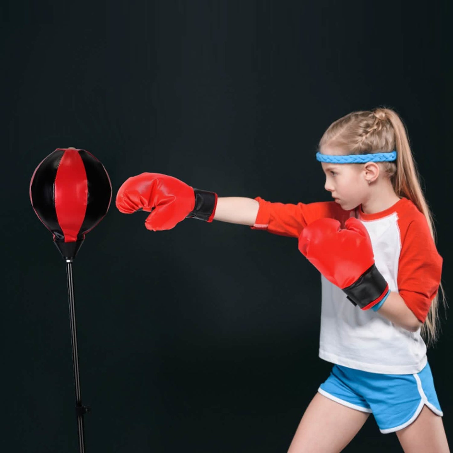 Punching Bag For Kids Junior Boxing Set with Boxing Gloves DailySale