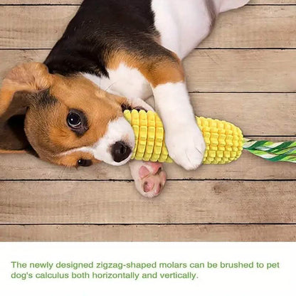 Puppy Dog Teeth Chew Squeaky Interactive Corn Toy DailySale