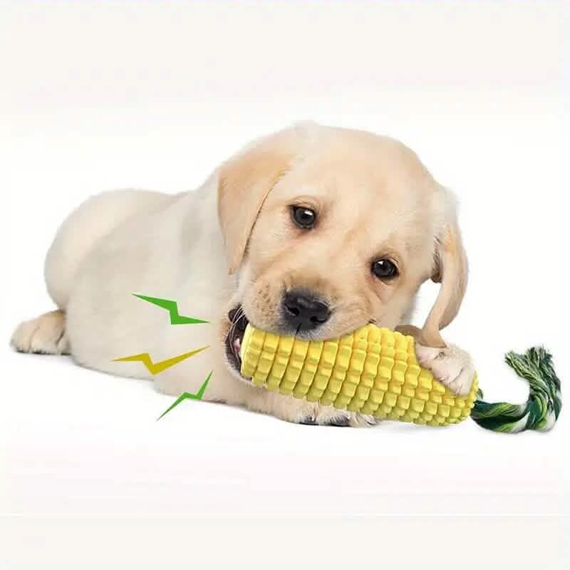 Puppy Dog Teeth Chew Squeaky Interactive Corn Toy DailySale