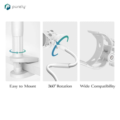 Purely Gooseneck Phone Holder - Flexible Arm Cell Phone Stand for Desk DailySale