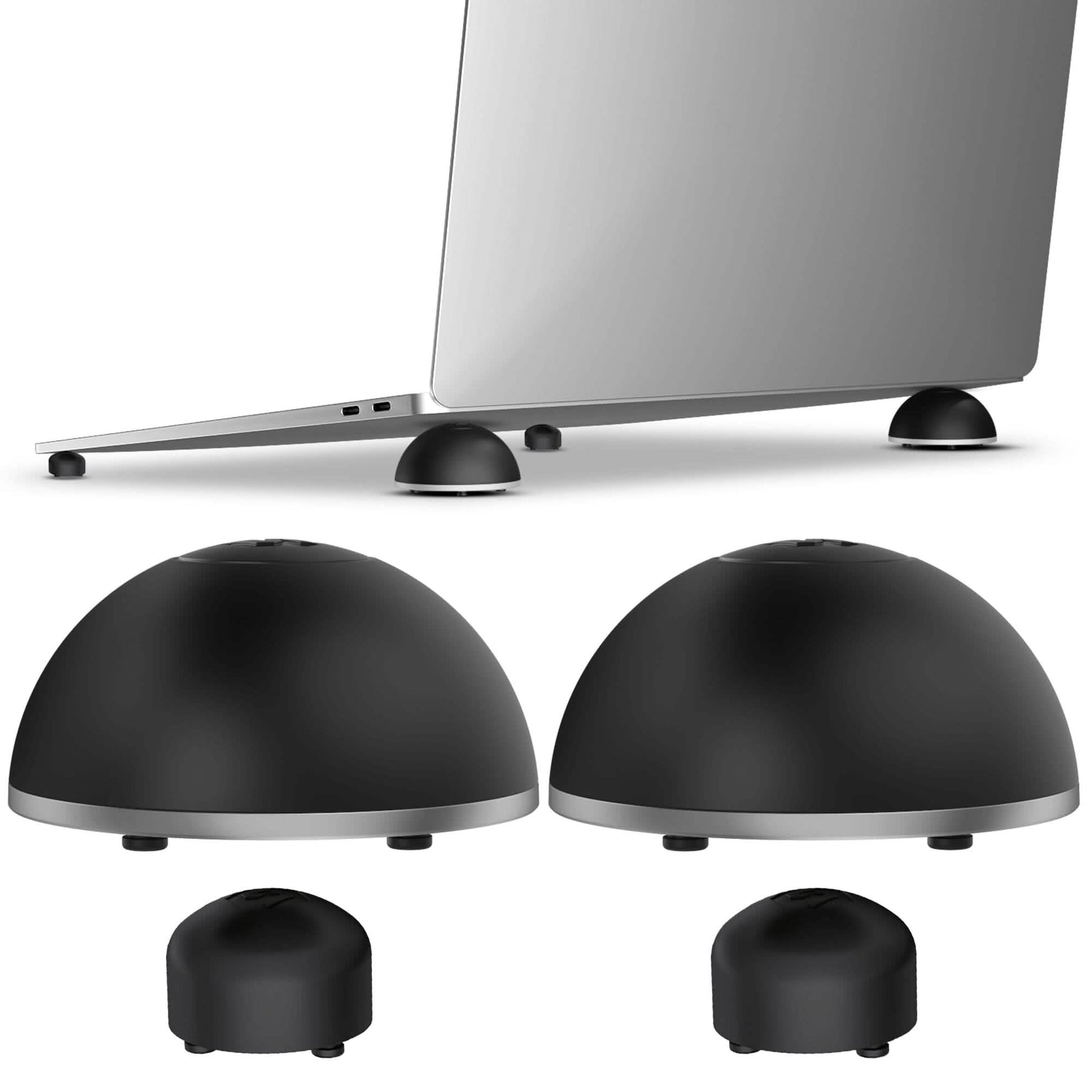 Purely Laptop Cooling Pad Legs Portable Magnetic Ball Opens Into 4 Non-Slip Laptop Stand Legs DailySale