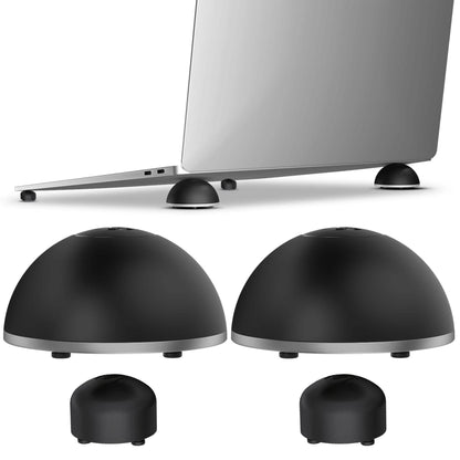 Purely Laptop Cooling Pad Legs Portable Magnetic Ball Opens Into 4 Non-Slip Laptop Stand Legs DailySale