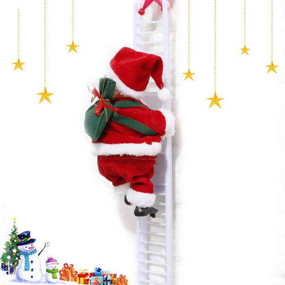 Puroregno Electric Climbing Ladder Rope Santa Claus Doll DailySale