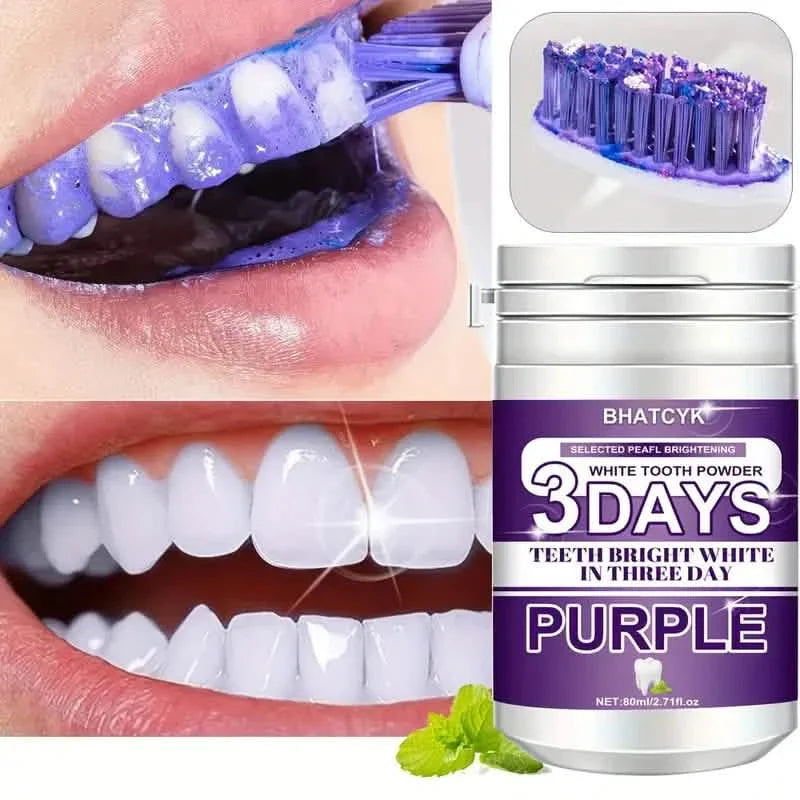 Purple Teeth Cleaning Powder DailySale