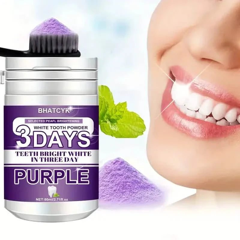 Purple Teeth Cleaning Powder DailySale