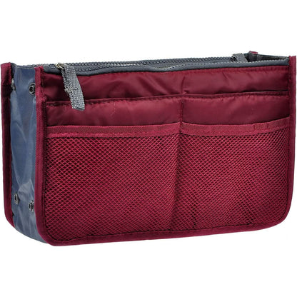 Purse Insert Storage Bag, Versatile Travel Organizer Bag Insert Cosmetic Bag With Multi-Pockets DailySale