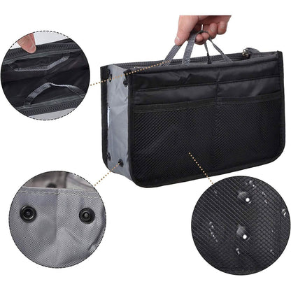 Purse Insert Storage Bag, Versatile Travel Organizer Bag Insert Cosmetic Bag With Multi-Pockets DailySale