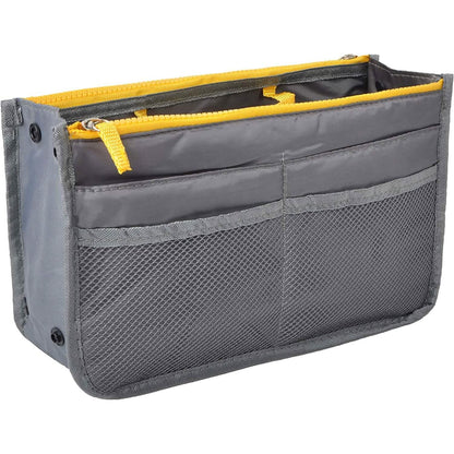 Purse Insert Storage Bag, Versatile Travel Organizer Bag Insert Cosmetic Bag With Multi-Pockets DailySale