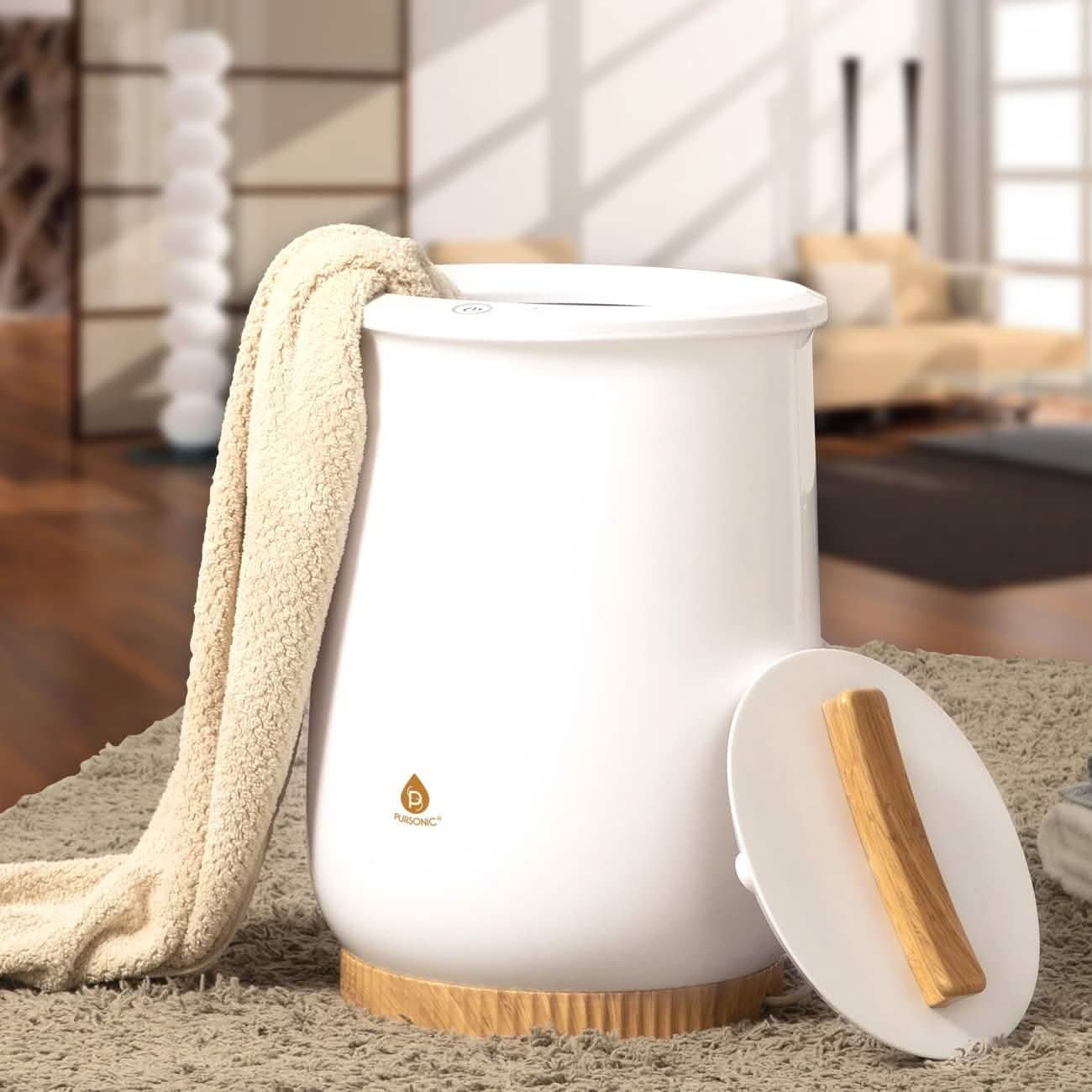 Pursonic Bucket Style Large Towel Warmer DailySale