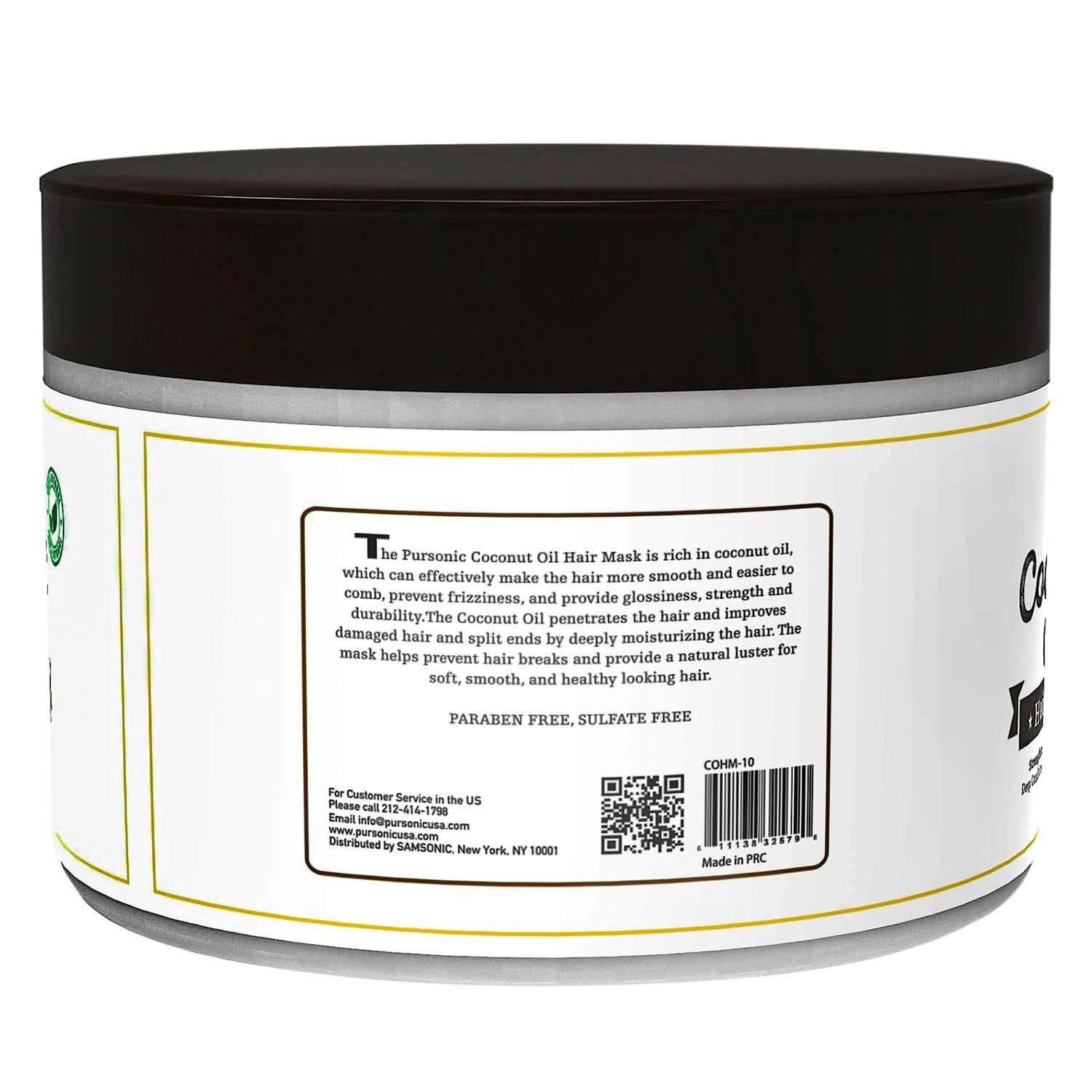 Pursonic Coconut Oil Hair Mask 10 oz DailySale