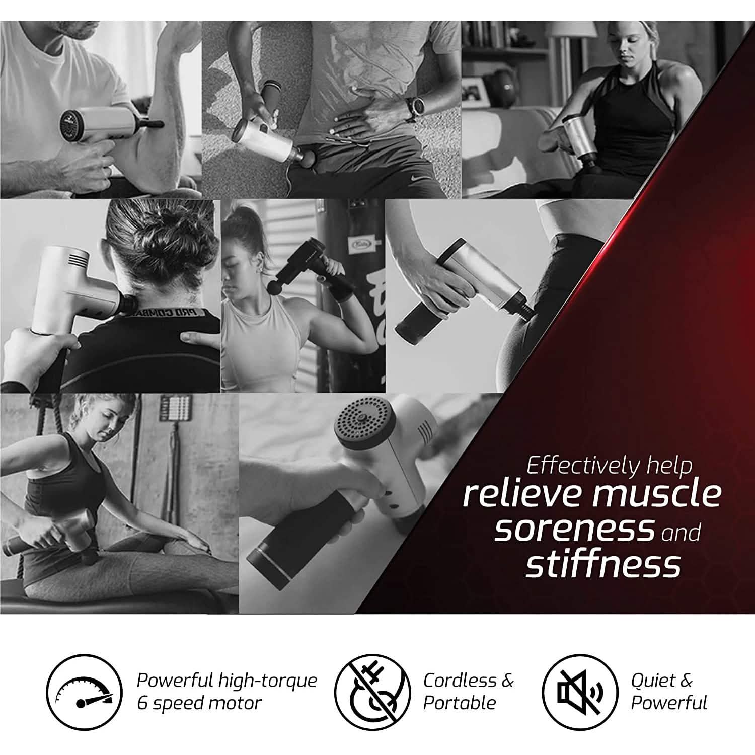 Pursonic Deep Tissue Professional Massage Gun DailySale