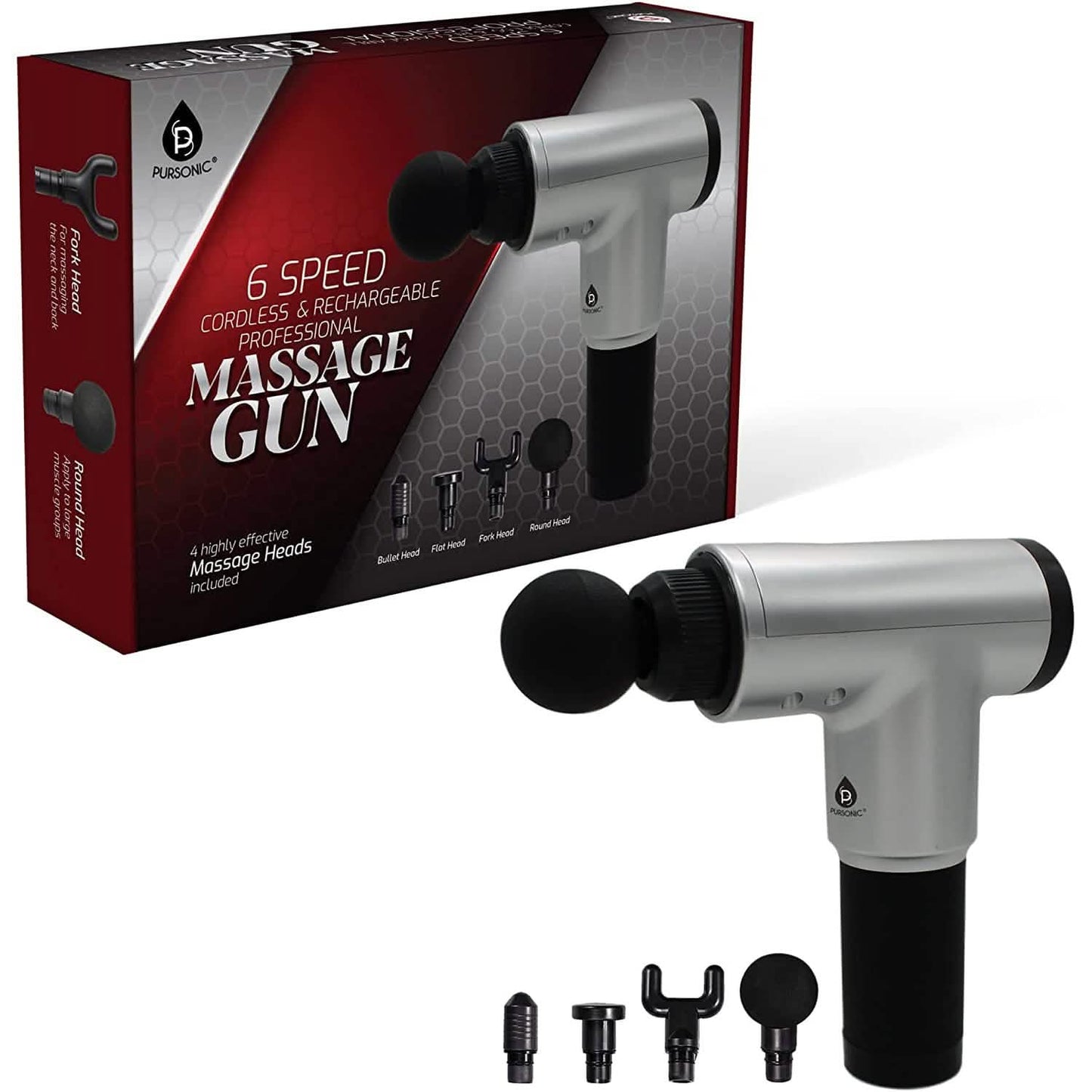 Pursonic Deep Tissue Professional Massage Gun DailySale